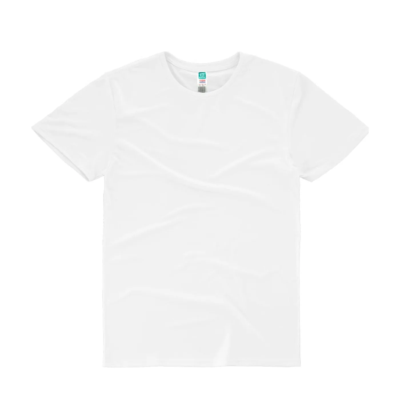 Playera deportiva manga corta lisa en color Blanco