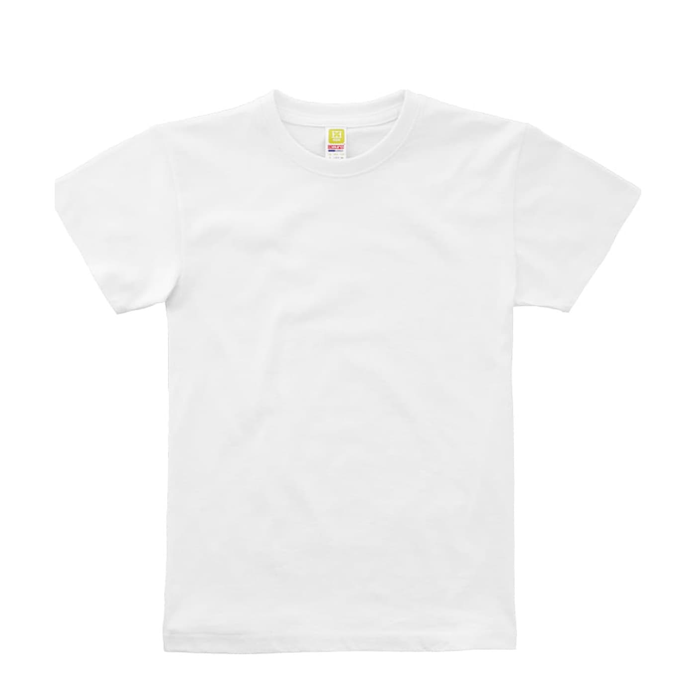 Playera kids cuello redondo lisa en color Blanco
