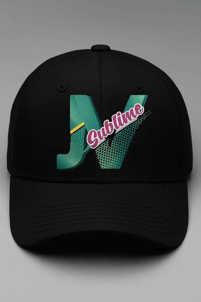 Gorra plana con broche personalizada por JV Sublime