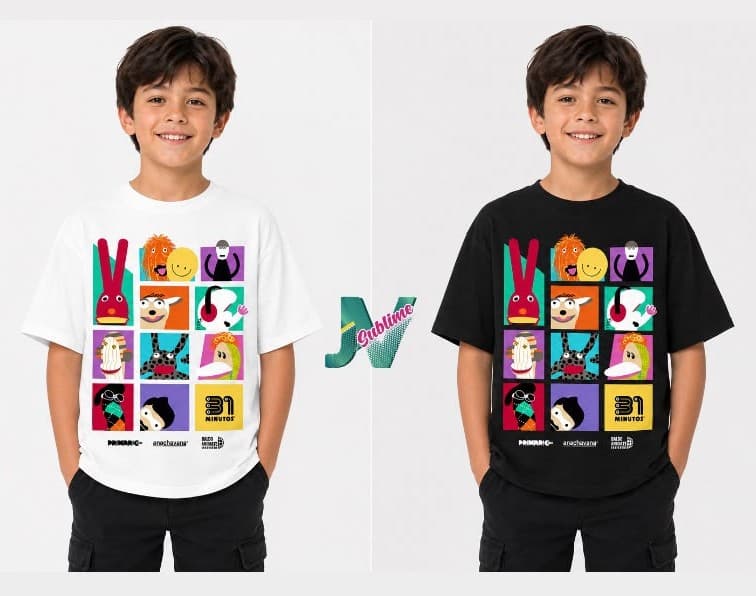 Playera kids cuello redondo personalizada por JV Sublime